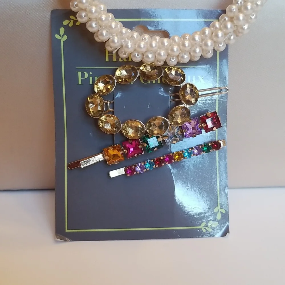 3 PC  Assorted Luxe Hair Clips